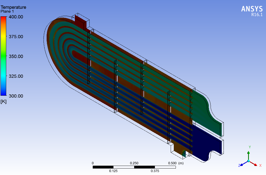 U-tube heat ex-changer