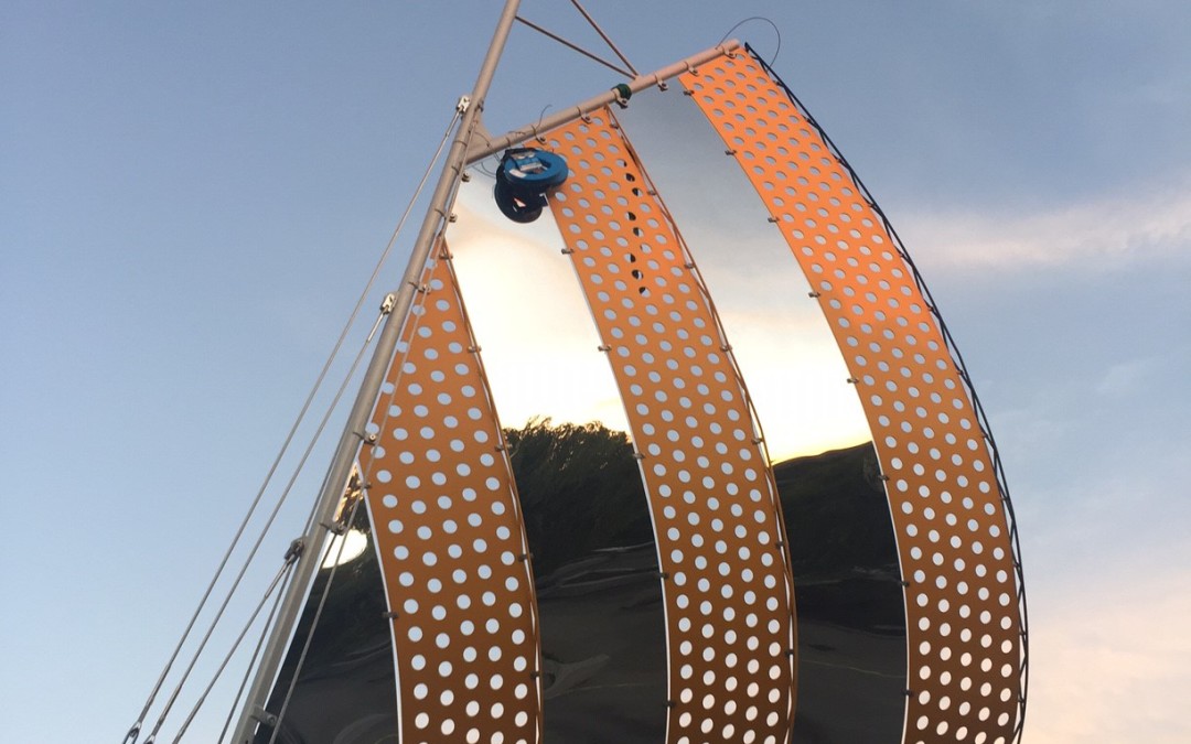 The engineering of a boat sculpture