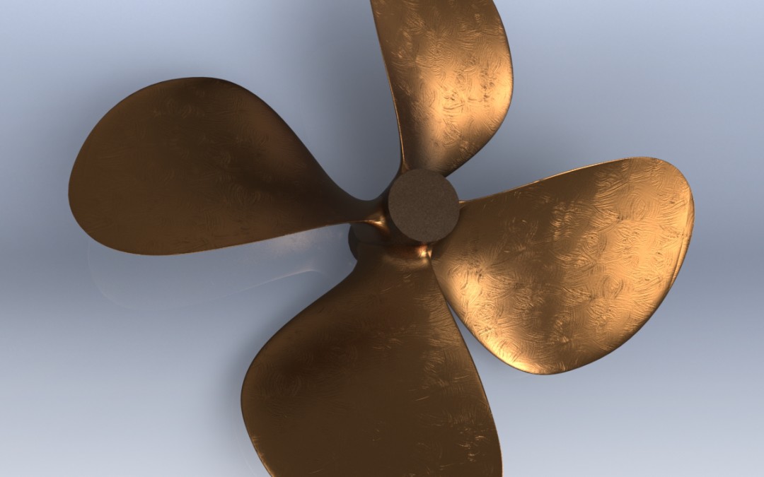 NiBrAl propeller